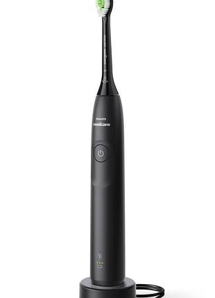 Електрична зубна щітка philips sonicare 5300 series hx7101/01 чорний 62000 к/хв 1 насадка звукова для щоденного догляду