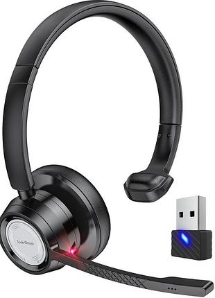 Бездротова bluetooth гарнітура link dream bh60 з мікрофоном і usb dongle для пк/телефону, шумозаглушення cvc8.0