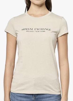 Футболка armani exchange оригінал пісочного кольору xl нова