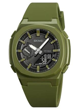 Годинник наручний чоловічий skmei 2091agbk, тактичний годинник, годинник армійський оригінал, наручний для військових