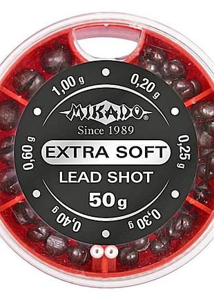 Грузки дріб mikado extra soft lead shot набір 70гр.