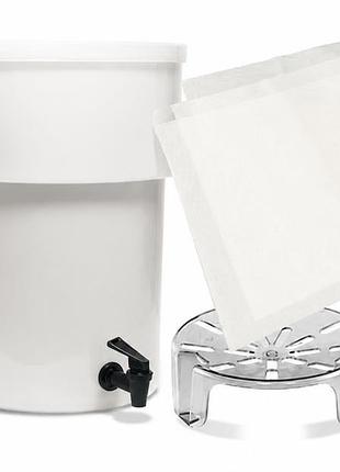 Система для заваривания кофе cafemasy cold brew 20 л. + 10 фильтров
