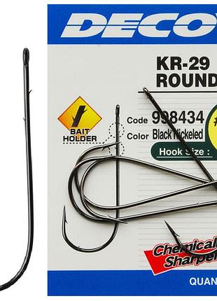 Крючок decoy kr-29 worm round-fine 3/0, 4 шт / уп