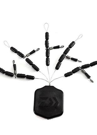 Монтаж с быстросъемной застежкой для поводка daiwa n`zon heli feeder rig small (13308-000)