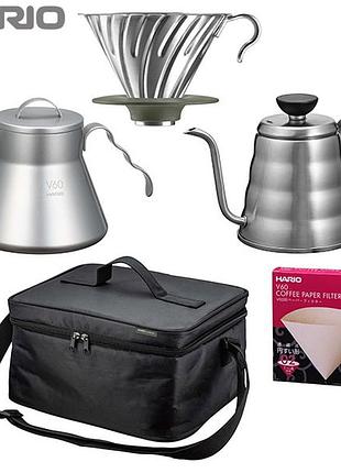 Туристический набор hario v60 outdoor coffee basic set для приготовления кавы