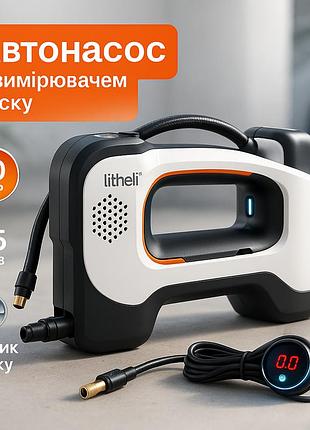 Аккумуляторный компрессор с фонарем litheli питание от павербанка умб litheli power bank 20000 мач 45вт