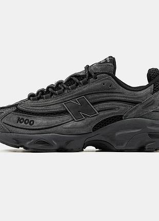 Мужские кроссовки new balance 1000 grey black 41-43-44