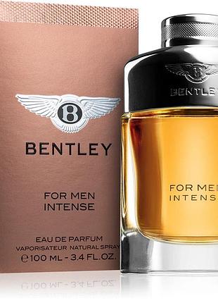 Парфумована вода для чоловіків bentley for men intense 100мл
