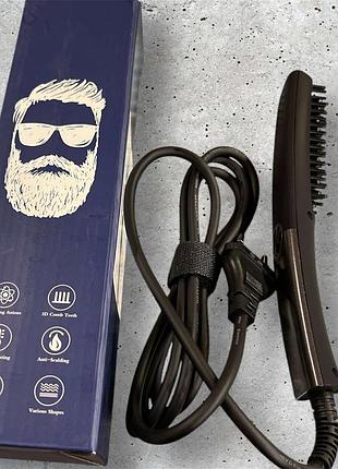 Професійний випрямляч для бороди та волосся lidasen 2 in 1 hair & beard straightener