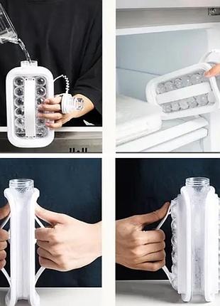 Силиконовая форма для льда ice cube tray 17 шариков