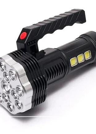 Ліхтар ручний bl-913, 4 режими, usb-зарядка, індикатор заряджання