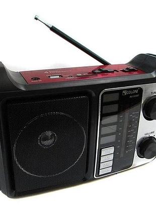 Радиоприемник golon rx-333+bt, bluetooth, usb, sd, встроенный аккумулятор
