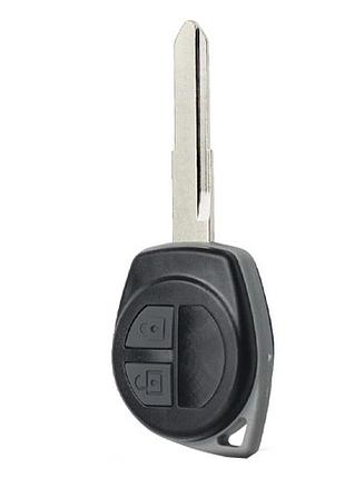 Ключ заготівка, корпус під чип, 2кн, suzuki, hu133r