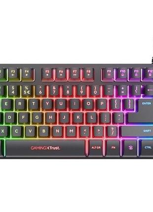 Игровая мембранная клавиатура tlk, 87 клавиш, rgb-подсветка