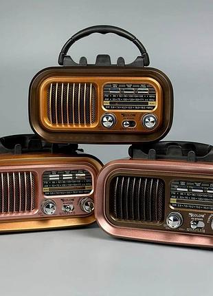 Радіоприймач golon rx-bt628, bluetooth, usb, sd, знімний акумулятор