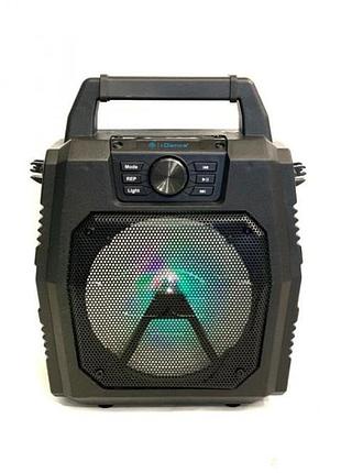 Портативная колонка‑чемодан idance 20k, bluetooth/usb/sd/fm/aux, светомузыка