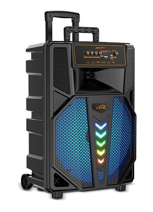 Колонка акустическая zqs15111, 25 вт, 15", 2 микрофона
