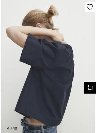 Блуза котон massimo dutti
