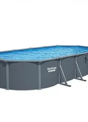 Сталевий басейн bestway 561cw , 730 x 360 x 130 см (6 056 л/год, тент, підстилка, драбина, дозатор, скіммер)