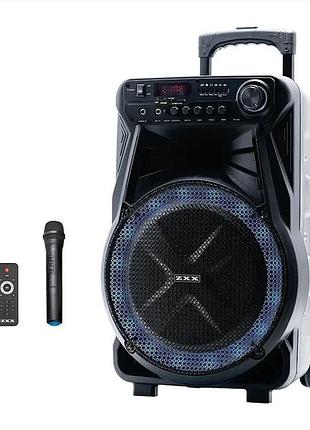 Акустическая переносная колонка zxx-7171 600вт 12"