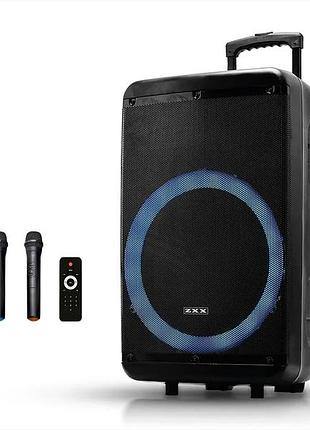 Акустична переносна колонка zxx-7676 60 вт 12"