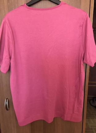 Розово-сиреневая футболка2 фото