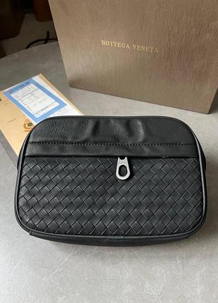 ❌ bottega venetta black leather bag 22.5 x 15 x 5.5 см