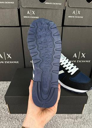 Armani exchange black white navy 4