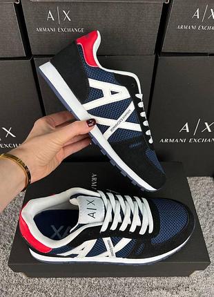 Armani exchange black white navy 5