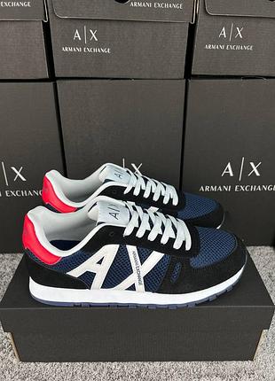 Armani exchange black white navy 6