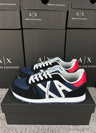 Armani exchange black white navy 8