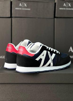 Armani exchange black white navy 10