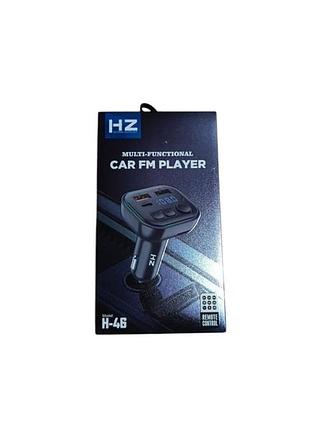Fm-трансмітер hz 46 bt, з bluetooth і зарядкою usb