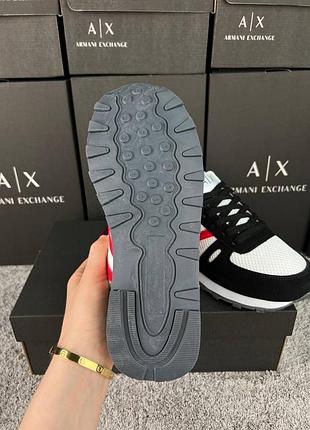 Armani exchange black white red 5