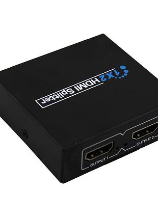 Hdmi разветвитель на 2 порта hdmi splitter 1 in 2