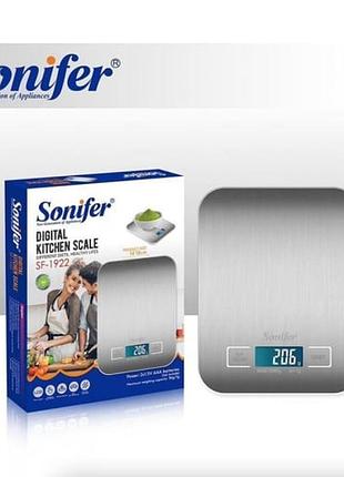 Цифровые кухонные весы sonifer sf-1922