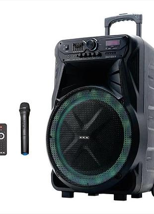 Акустическая переносная колонка zxx-7272 600вт 15"