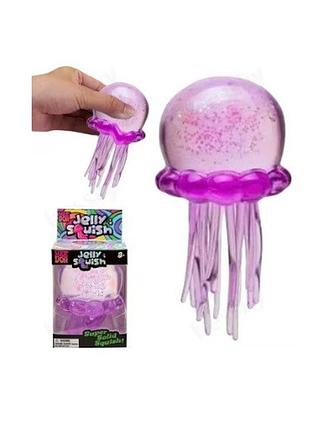 Антистресс медуза needoh jelly squish glow 10см