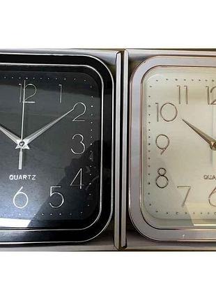 Годинник настінний 25см 713t чорний тм quartz