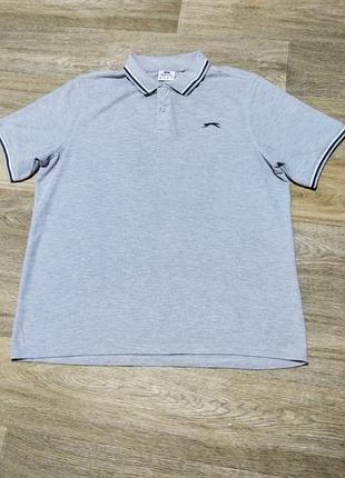 Мужская футболка поло slazenger , размер xl .