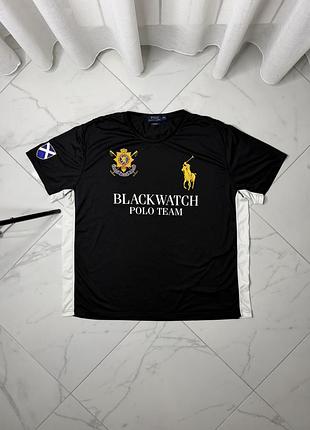 Спортивна футболка polo ralph lauren big pony blackwatch team / оригінал / xxl
