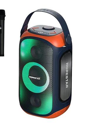 Портативная bluetooth-колонка hopestar party300, 80 вт, rgb, ipx5