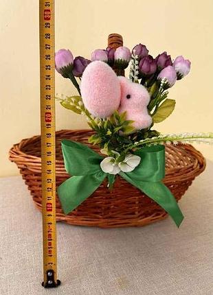 Прикраса на великодній кошик №2 зайчик тм easter