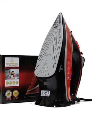 Утюг паровой с антипригарным покрытием crownberg cb-7441