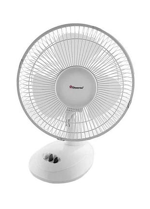 Настільний вентилятор domotec ms-1624, 9", 2 швидкості