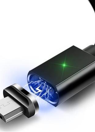 Магнітний кабель usb - micro-usb essager 5а швидка магнітна зарядка android magnetic usb cable