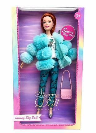 Лялька модниця starry sky doll 32 см, шарнірна лялька з одягом та аксесуарами sk 051 c