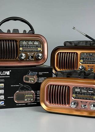 Радиоприёмник golon rx-bt628s, bluetooth, usb, sd, солнечная панель
