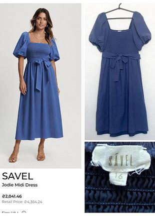 Стильное платье рукава баллоны savel jodie midi dress, p. 14/16