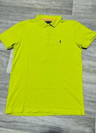 Чоловіча футболка поло easy est 1973, розмір м slim fit, stretch.